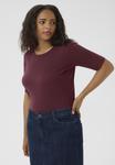 Футболка Kaffe Curve CARINA, Windsor Wine/Dark Red - фото