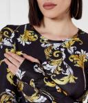 Блузка Versace Jeans Couture Cropped Fit, черный - фото 4