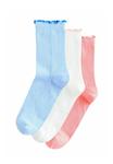 Носки Next FRILL 3 PACK , Pastel/Light Blue - фото