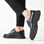 Туфли AOKANG Dress Shoes Men Low-Top Black - фото 7