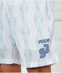 Шорты вечерние Regular fit Hugo Blue, белый - фото 4