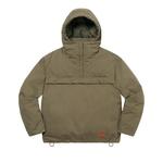Пуловер Supreme Hooded Down Pullover, зеленый - фото