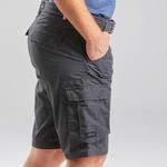 Мужские шорты-карго для треккинга - TRAVEL 100 - серые Forclaz - фото 8