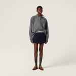 Флисовая рубашка MIU MIU, серый - фото 2