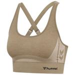 Спортивный топ Hummel Cleaa, бежевый - фото 3