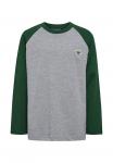 Топ Hummel RAGLAN LOOSE L/S BEE, Dark Green - фото 7