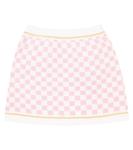 Клетчатая юбка Medusa из шерсти Versace, разноцветный - фото 4