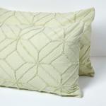 Постельное белье Homescapes шалфейно-зеленый, 230/220 см - фото 6