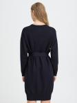ICHI Вязаное платье 'IHLULS' в цвете Navy - фото 4