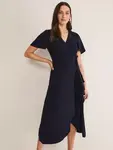 Платье Phase Eight Julissa Midi Wrap, темно-синий - фото 3