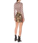 Мини-юбка с кольчугой Rabanne, металлический - фото 3