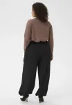Брюки ясмина Kaffe Curve, Black Deep Cc - фото 3