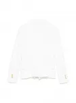 Двубортный блейзер Balmain Kids, белый - фото 2
