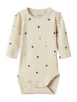 Комбинезон/боди NAME IT NBFNUTTI, кремовый - фото