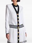 Balmain кардиган в двух тонах, белый - фото 6