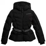 Куртка Superdry Luxe Belted, черный - фото 2