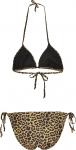Комплект бикини Urban Classics Ladies Leo Bikini, коричневый/черный - фото 2