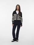 Кардиган Vero Moda VMLEA V NECK CUFF CARDIGAN , Black/Cloud Dancer/Black - фото 2