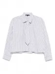 Рубашка в полоску Maje, белый - фото
