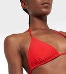 Треугольный верх бикини Ganni, красный - фото 4