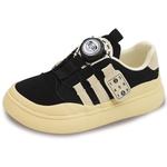 Нескользящие дышащие низкие детские кроссовки для скейтбординга Budding, черный - фото 2