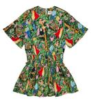 Платье с принтом Kenzo Kids, Dark Grey - фото