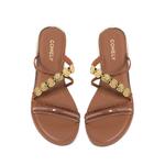 Шлепанцы женские Comely, коричневый - фото 4