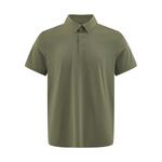 Мужская поло CAT, серый хаки - фото 4