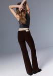 Брюки Stradivarius Trousers, Dark Brown - фото 3