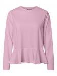 PIECES Лонгслив 'PCDANILLA' в цвете Rose - фото