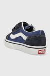 Детские кроссовки Vans TD Old Skool V, темно-синий - фото 4