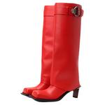 Ботинки Candy Series до колена женские DAPHNE LAB, черный rub серый - фото 7