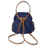 MIU MIU Хлопковый рюкзак женский синий - фото 3