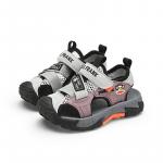 Противоскользящие и дышащие детские сандалии PAUL FRANK, серый/черный - фото 4