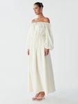 Платье BWLDR GEORGIE MAXI DRESS, белый - фото 5