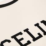 Футболка с принтом логотипа CELINE, бежевый - фото 10
