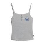 Блуза Superdry Essential Button Down, серый - фото 3