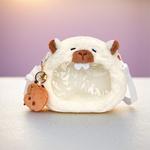 Плюшевая сумка капибара VOGTEE, коричневый - фото 4