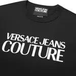 Футболка с принтом логотипа VERSACE JEANS COUTURE, черный - фото 3