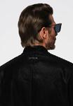 Куртка Ombre BIKER WITH STAND-UP COLLAR , Black - фото 5