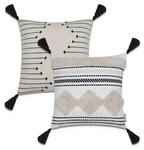 Наволочка Paco Home Cuscino 2 er Set, черный - фото