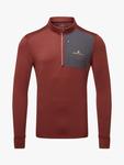Термобелье Tech Winter Zip Top Ronhill, Chestnut/Oxide - фото