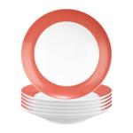 Тарелка Seltmann Weiden красный диаметр: 23,6 см - фото