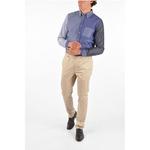 Эластичные хлопковые брюки YALE с 5 карманами Corneliani, Beige - фото 4