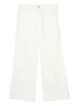 Брюки широкого кроя Sandro, белый - фото