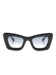 Солнцезащитные очки в оправе 'бабочка' Gucci Eyewear, черный - фото