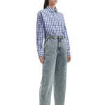 Синяя женская блузка ADER ERROR, синий - фото 3