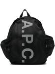 Рюкзак с логотипом A.P.C., черный - фото