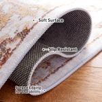 Ковер SAFAVIEH, 77 x 488 см, моющийся коллекция Tucson - ковер-дорожка, бежевый и серый, противоскользящий, идеален для помещений с высокой проходимостью: гостиная, коридор, прихожая, спальня (TSN103B-216) - фото 4