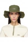 Панама «Артишо» Jacquemus, хаки - фото